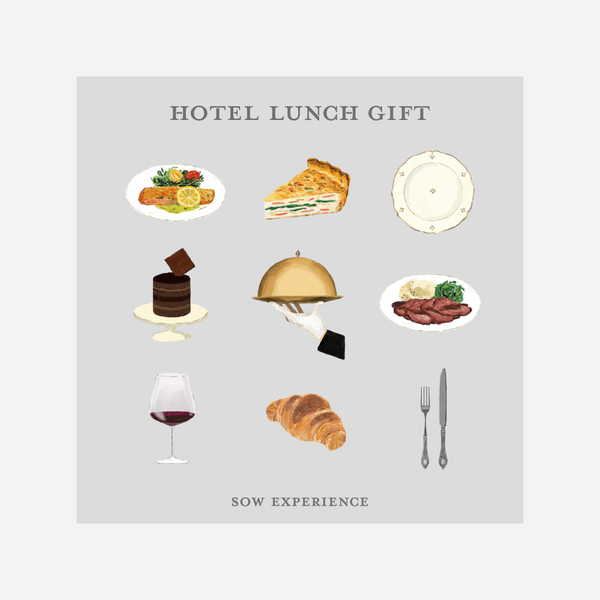 SOW experience ホテル　ペアランチ 素敵なホテルで、欲張りなランチタイムを。ホテルレストランの