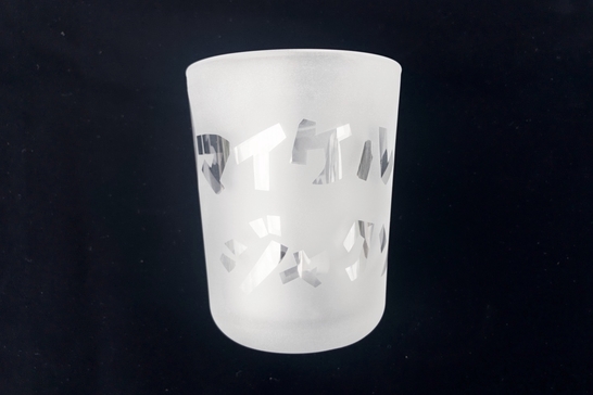 サンドブラスト　グラス サンドブラストグラス作りコース」の体験ギフト。ROSE GLASS