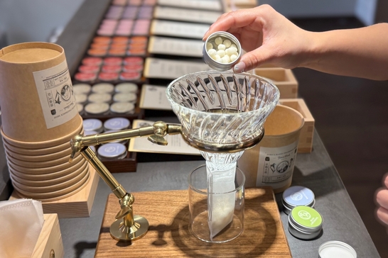 YOUR MUSK」香りのサシェづくりコース（お土産付き）」の体験ギフト