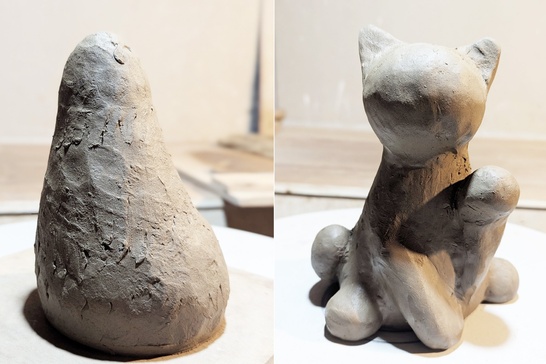 石塑粘土 立体作品 「死者の門」 現代美術 sculpture オブジェ 石塑粘土 立体作品 「死者の門」 現代美術 sculpture オブジェの通販は