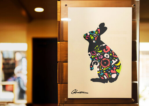 イラストオーダー、切り絵オーダー 卓上切り絵Art】<切り絵と箔押し> 太陽san! 切り絵 KIRIEBIJOU