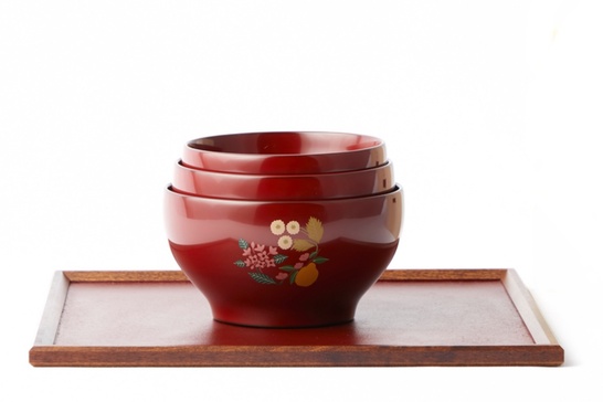 【京漆器職人監修】やさしい金継ぎセット ※食器対応 (「松」フルセット) オーダーメイド漆器「三つ組椀（日月）とお盆」のセット」をギフト