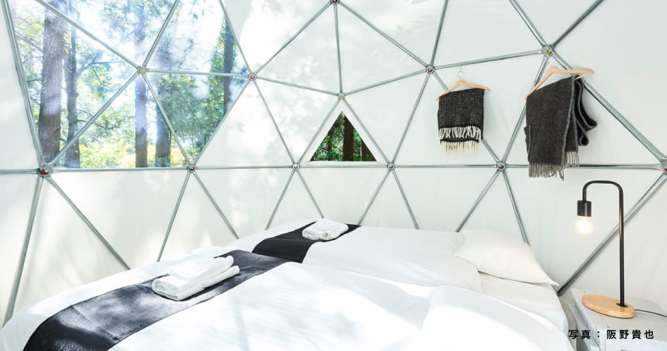 INN THE PARKのグランピング内観