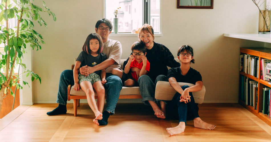 家族撮影の様子