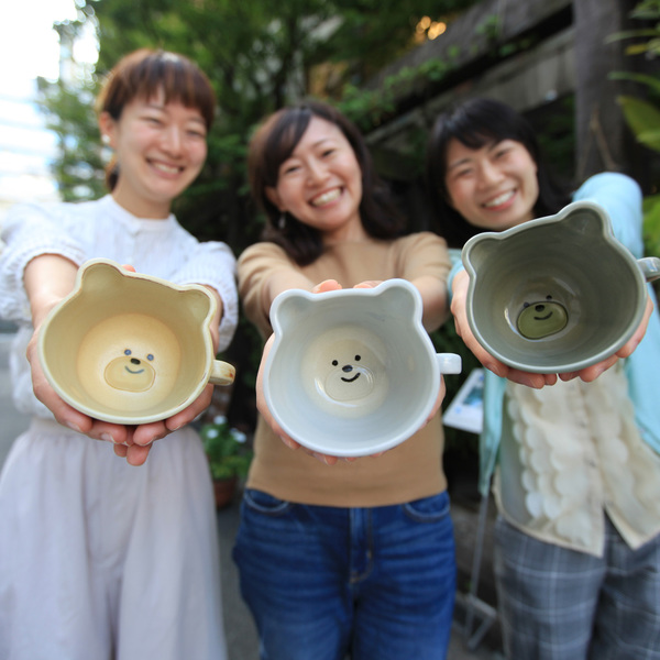 アニマルカップ絵付けコース の体験ギフト ゆう工房青山陶芸教室 所要時間 90分 2人向け 東京都 総合版カタログgreen