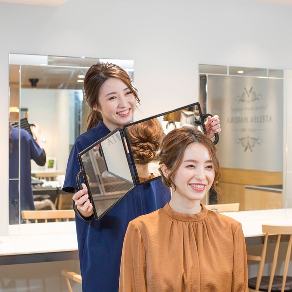 ヘアスタイリングレッスンコース の体験ギフト アトリエはるか Eye Coffret アミュプラザ鹿児島店 所要時間 50分 2人向け 鹿児島県 母の日に贈る体験ギフト Green