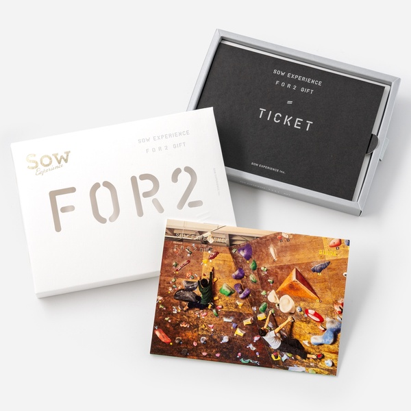 Sow Experience ギフトチケット ふたり旅　2つセット　バラ売り可 Sow Experience ギフトチケット ふたり旅 2つセット バラ売り可