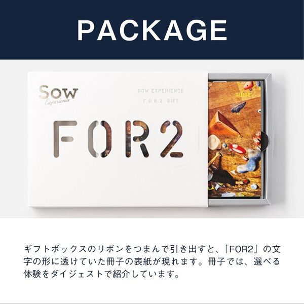 FOR2ギフト（YELLOW）｜誕生日プレゼントやお礼に ペアで楽しめる体験